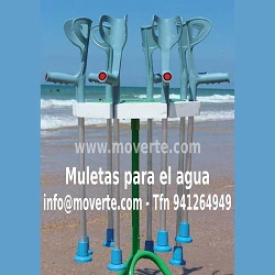 Kit Muletas Anfibias - Ortopedia Moverte