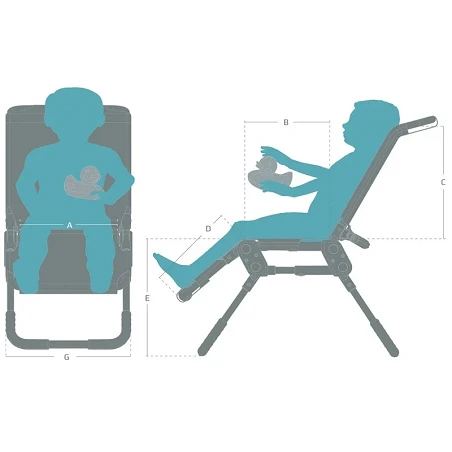 Silla-tumbona de baño infantil 'Manatee'