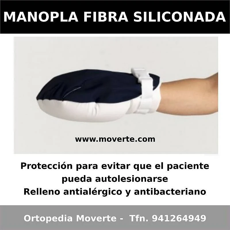 Manopla fibra siliconada