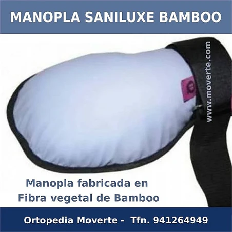 Manopla de sujeción Saniluxe Bamboo