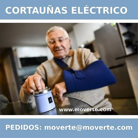 Corta uñas eléctrico Nailmaid ortopedia moverte