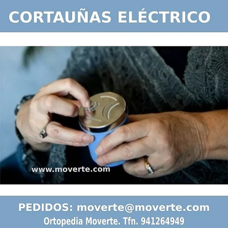 Corta uñas eléctrico Nailmaid ortopedia moverte