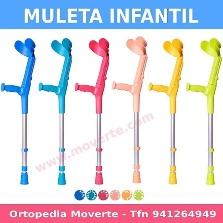 Bastón/Muleta Infantil varios colores