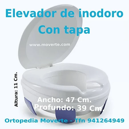 Elevador de inodoro ajustable