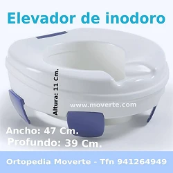 Elevador de inodoro ajustable
