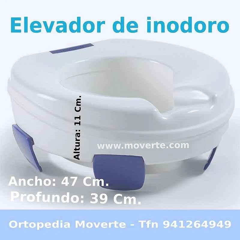 Elevador de inodoro ajustable