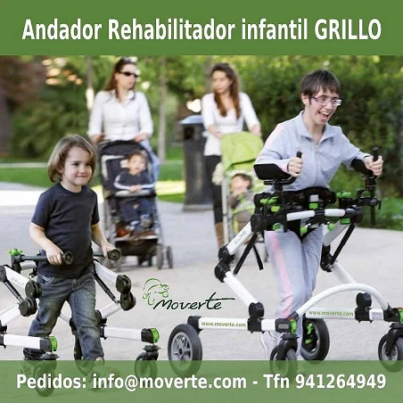 Andador y rehabilitador de la marcha 'Grillo'