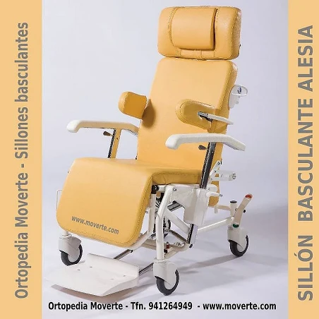 Sillón basculante con reposapiés