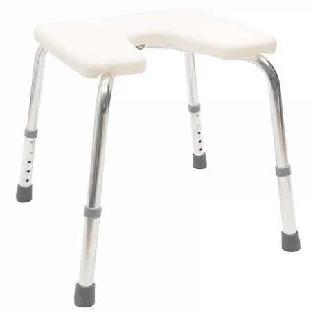 Banqueta de ducha con forma de U