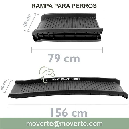 Rampa plástico para perros 156x40 cm.