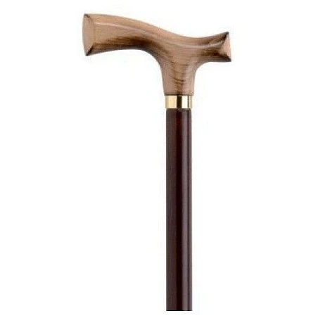 Bastón Clasico De Haya, Puño Flameado