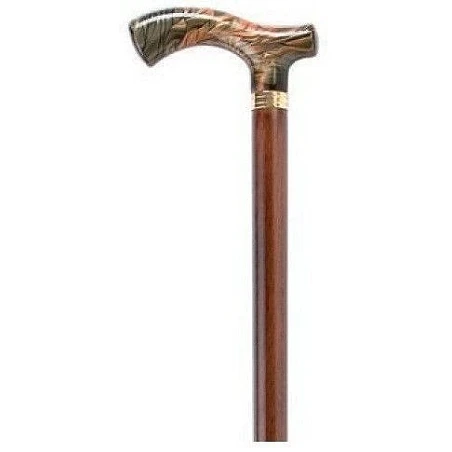 Bastón Haya-Nogal: Puño Metacrilato-Cobre