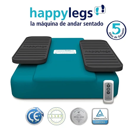 Happylegs Azul - Aparato de Gimnasia para mover las piernas