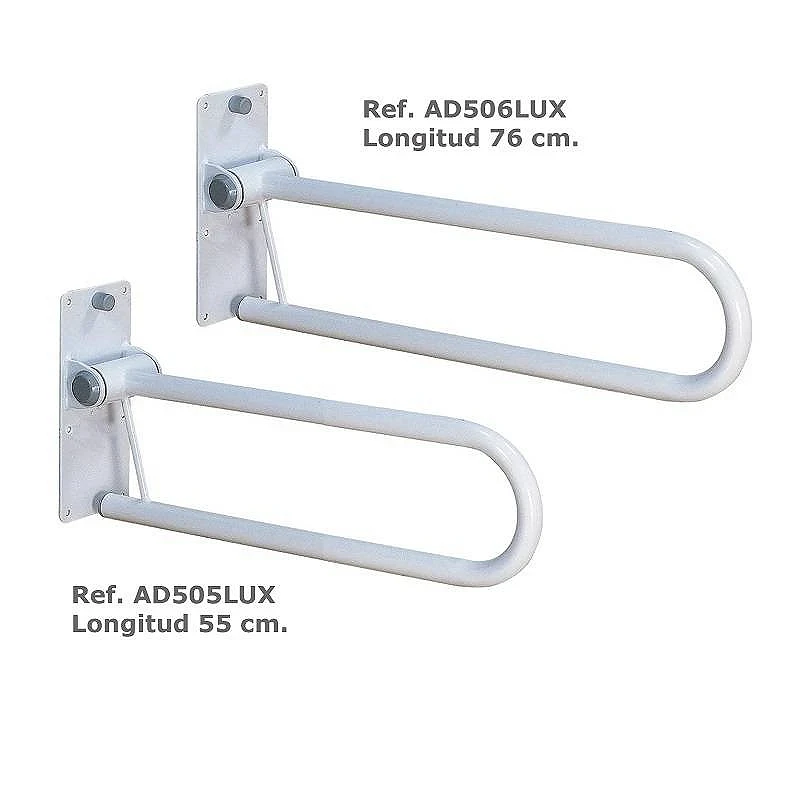 Barra de baño abatible con pata