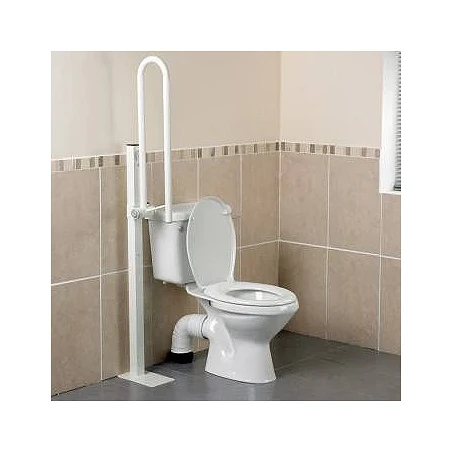 BARRA DE APOYO ABATIBLE SOBRE MÁSTIL 55 cm.