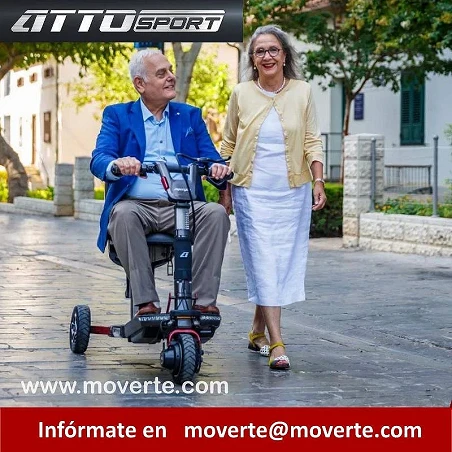 SCOOTER PLEGABLE 3 RUEDAS ATTO SPORT SCOOTER DISCAPACITADOS