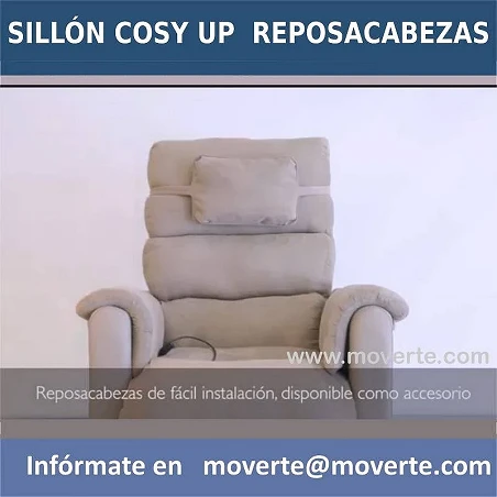 Reposacabezas Microfibra Gris Pardo-Cosy Up