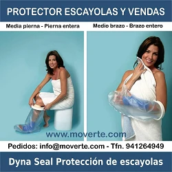 Protector de escayolas y yeso para pierna o brazo