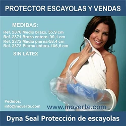 Protector de escayolas y yeso para pierna o brazo