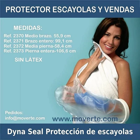 Protector de escayolas y yeso para pierna o brazo