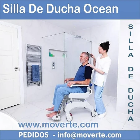 Ocean Ergo - silla estándar, 4 ruedas con freno