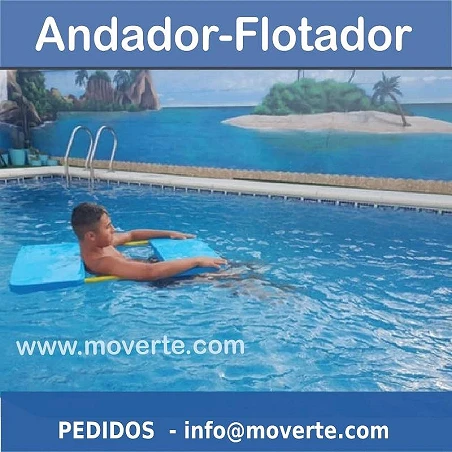 Andador flotador para piscina o playa
