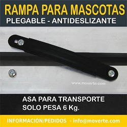 Rampa de perros 183x38 cm. Rampa plegable