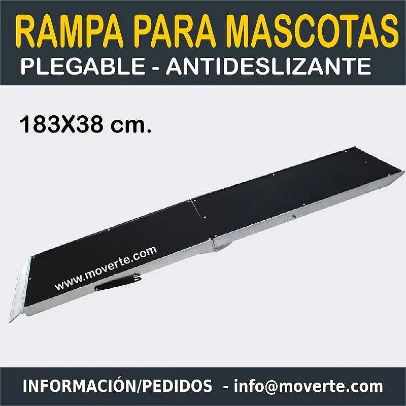 Rampa de perros 183x38 cm. Rampa plegable