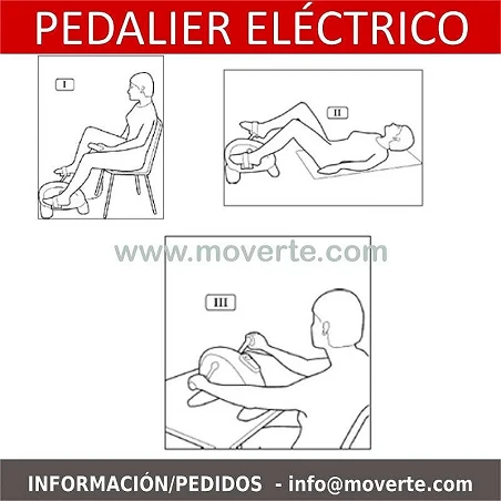 Pedalier eléctrico Gimnasia en casa