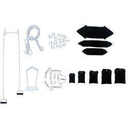 Mosquetón níquel con torniquete grande (ud)