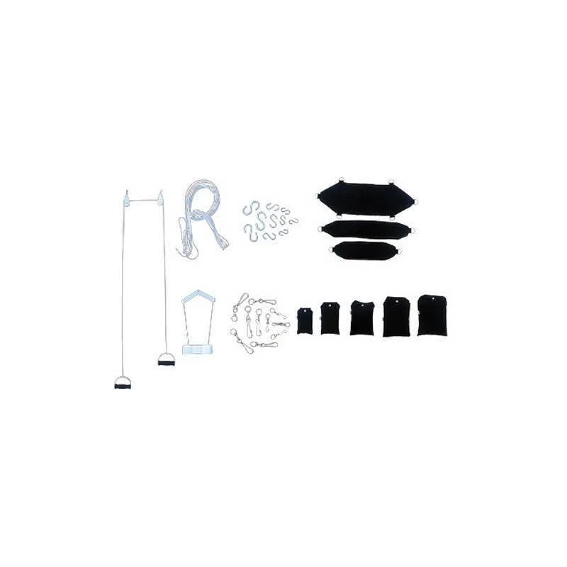 Mosquetón níquel con torniquete grande (ud)