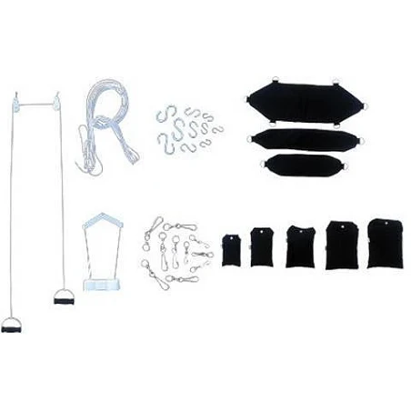 Mosquetón níquel con torniquete grande (ud)