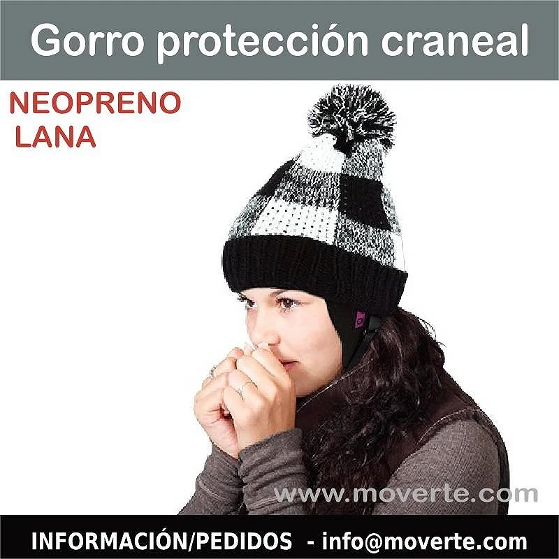 GORRO DE NIEVE CON PROTECCIÓN CRANEAL
