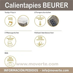 CALIENTA PIES CON FUNCIÓN MASAJE BEURER