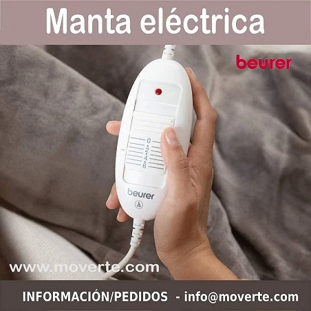 MANTA DE CALOR BEURER HD-75 CON 6 NIVELES DE TEMPERATURA