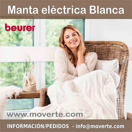 Manta eléctrica Blanca supersuave BEURER HD-75