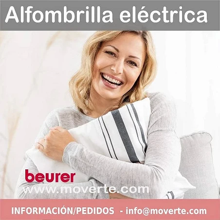 Almohadilla eléctrica Gris con 3 temperaturas.