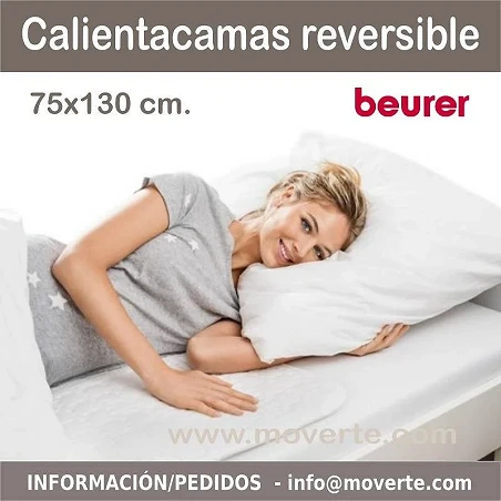 Un calientacamas reversible. 75x130cm.