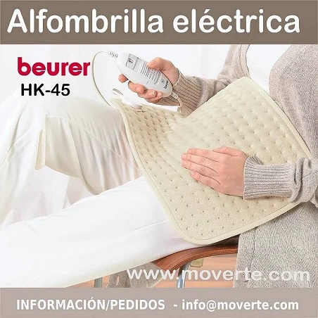Almohadilla eléctrica con funda suave Beurer
