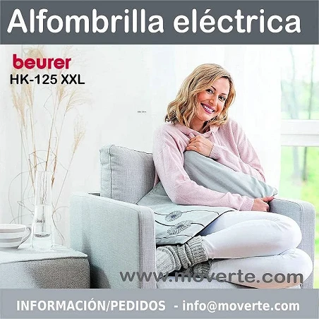 Almohadilla eléctrica Gris tamaño XXL