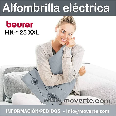 Almohadilla eléctrica Gris tamaño XXL