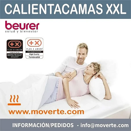 Calientacamas eléctrico Cama matrimonio 150 x 160 cm