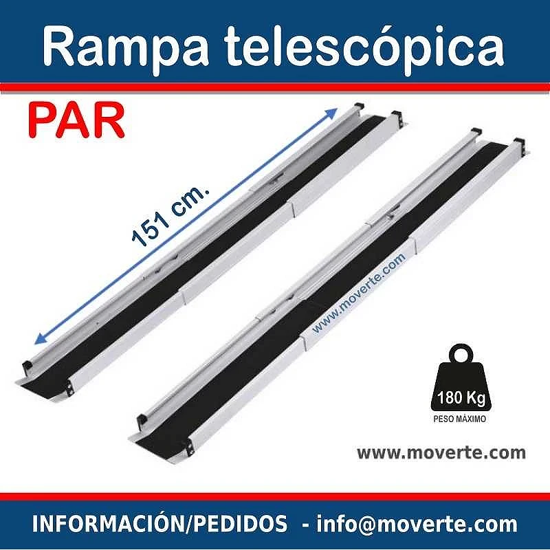 Rampa telescópica de 151 cm 