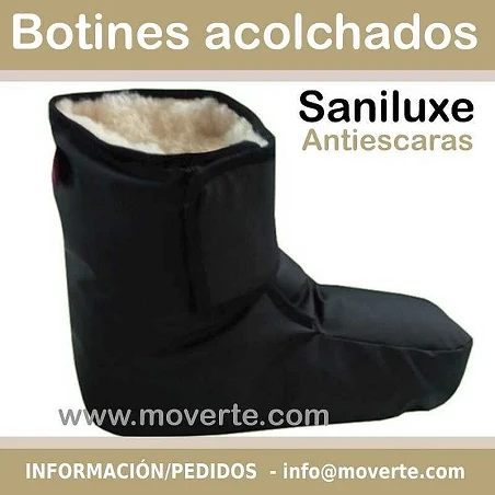 Botín antiescaras acolchado SANILUXE