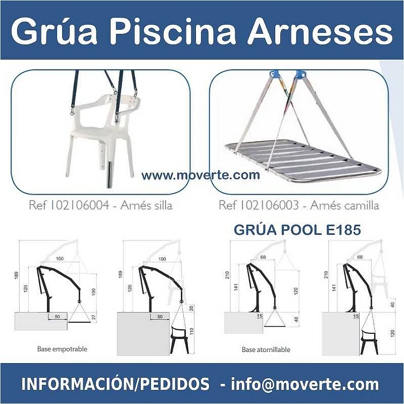 Arnés-silla especial piscinas