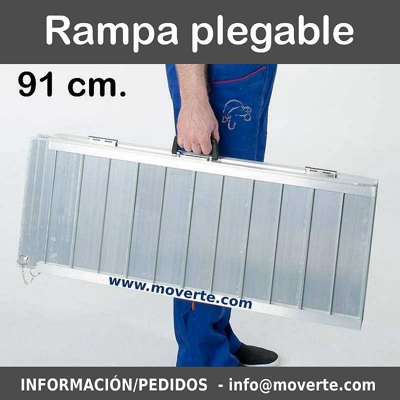 Rampa de aluminio de 91 Cmts.