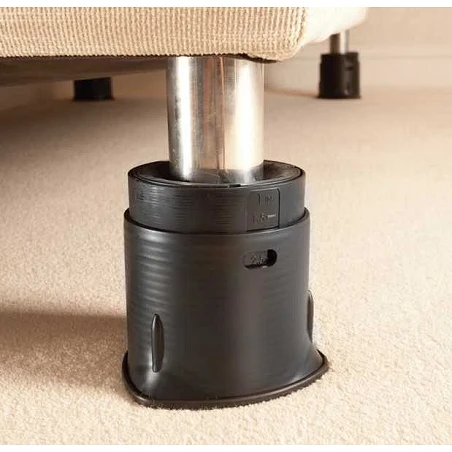 Elevador de mobiliario 7 cm diámetro Soporta hasta 700 kg.