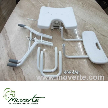 Asiento giratorio para bañera Regulable