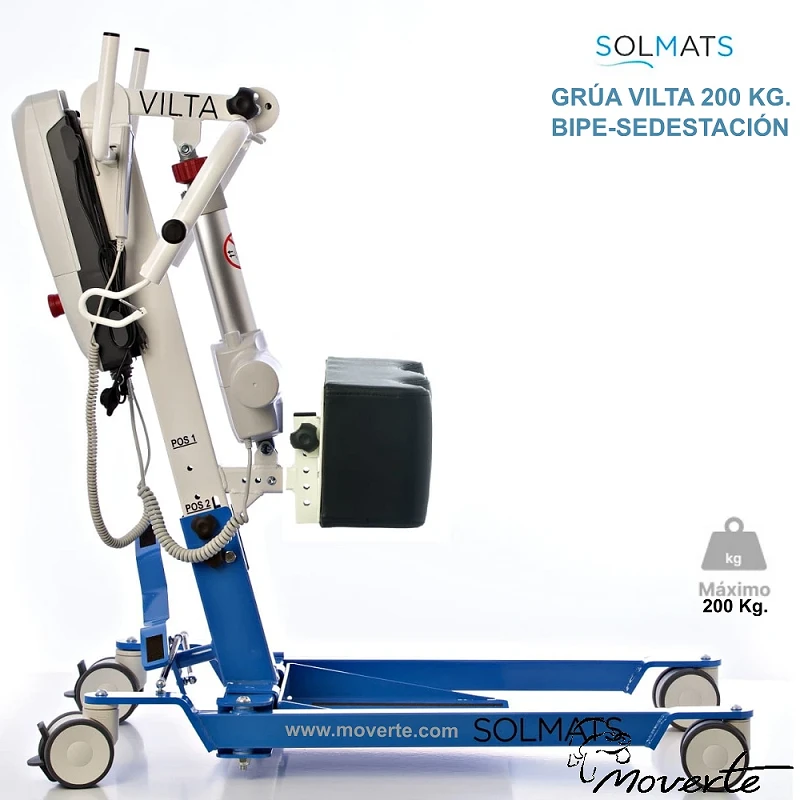 GRÚA DE BIPE-SEDESTACIÓN SOLMATS VILTA 200 kg