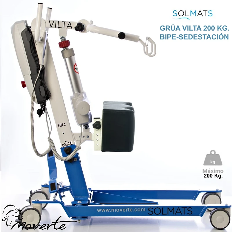 GRÚA DE BIPE-SEDESTACIÓN SOLMATS VILTA 200 kg